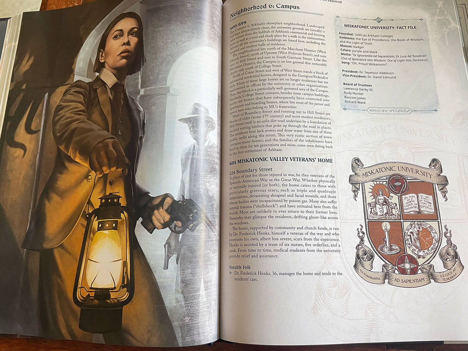 Call of Cthulhu Arkham Pages