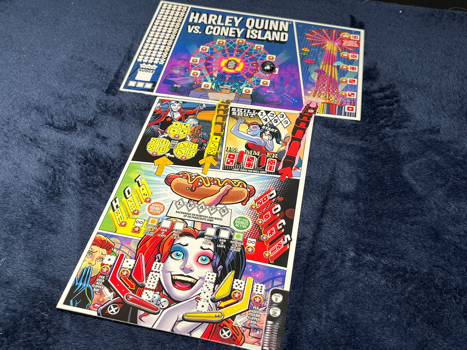 DC Super-Skill Pinball: Harley Quinn Ball Coney Island