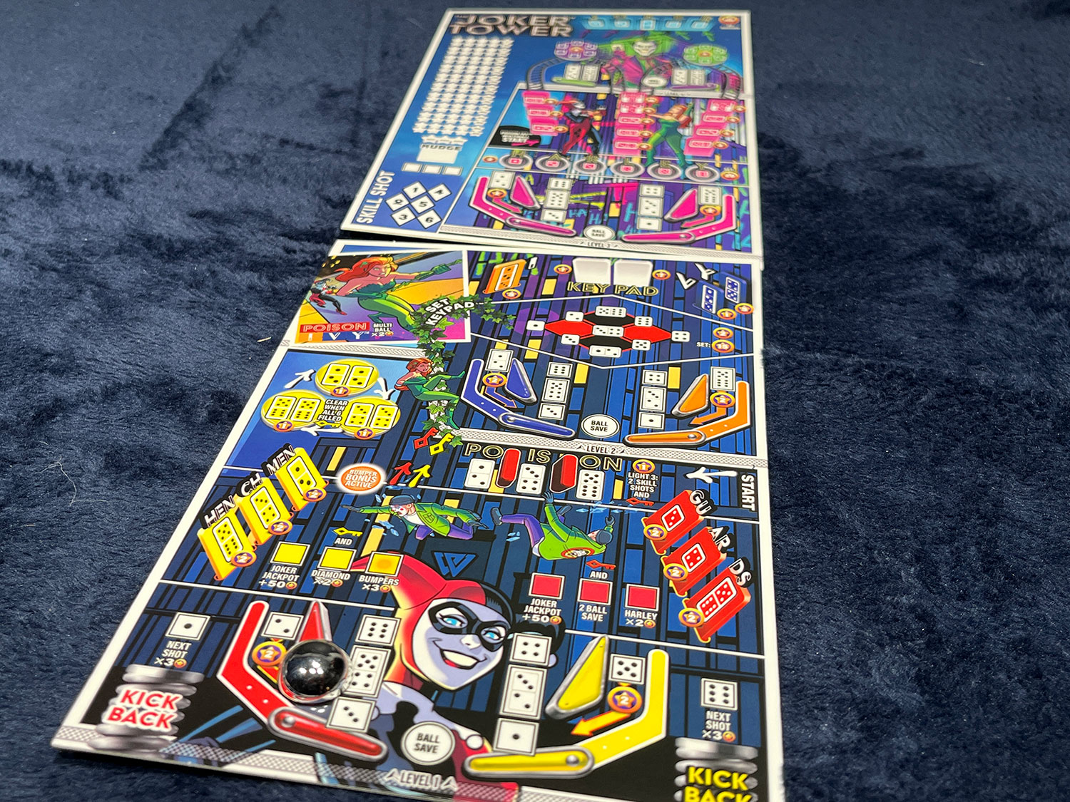 DC Super-Skill Pinball: Harley Quinn Ball Joker Tower